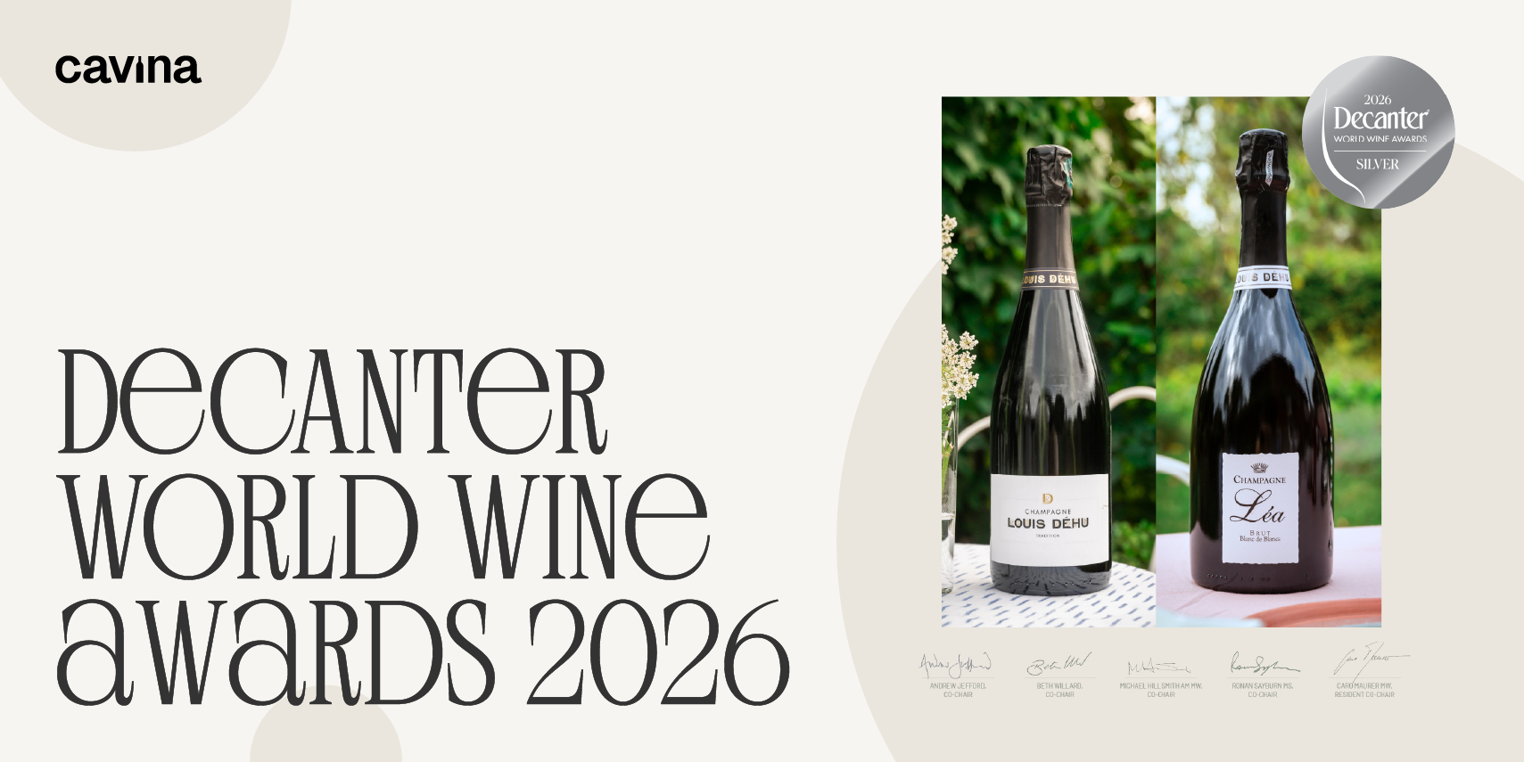 Шампанское Louis Dehu на конкурсе Decanter World Wine Awards 2026